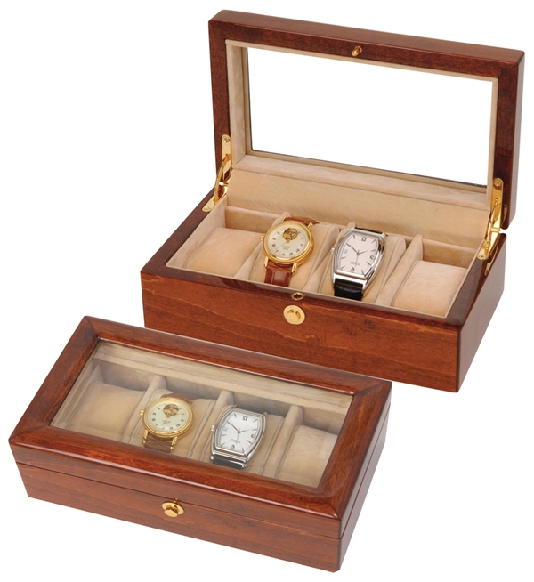 Harleston Jewellers Wooden Watch Display Case Wooden Watch Display Case